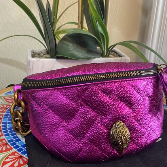 Kurt Geiger Small Kensington Soft Quilted Leather Belt Bag - Picture 4 of 13